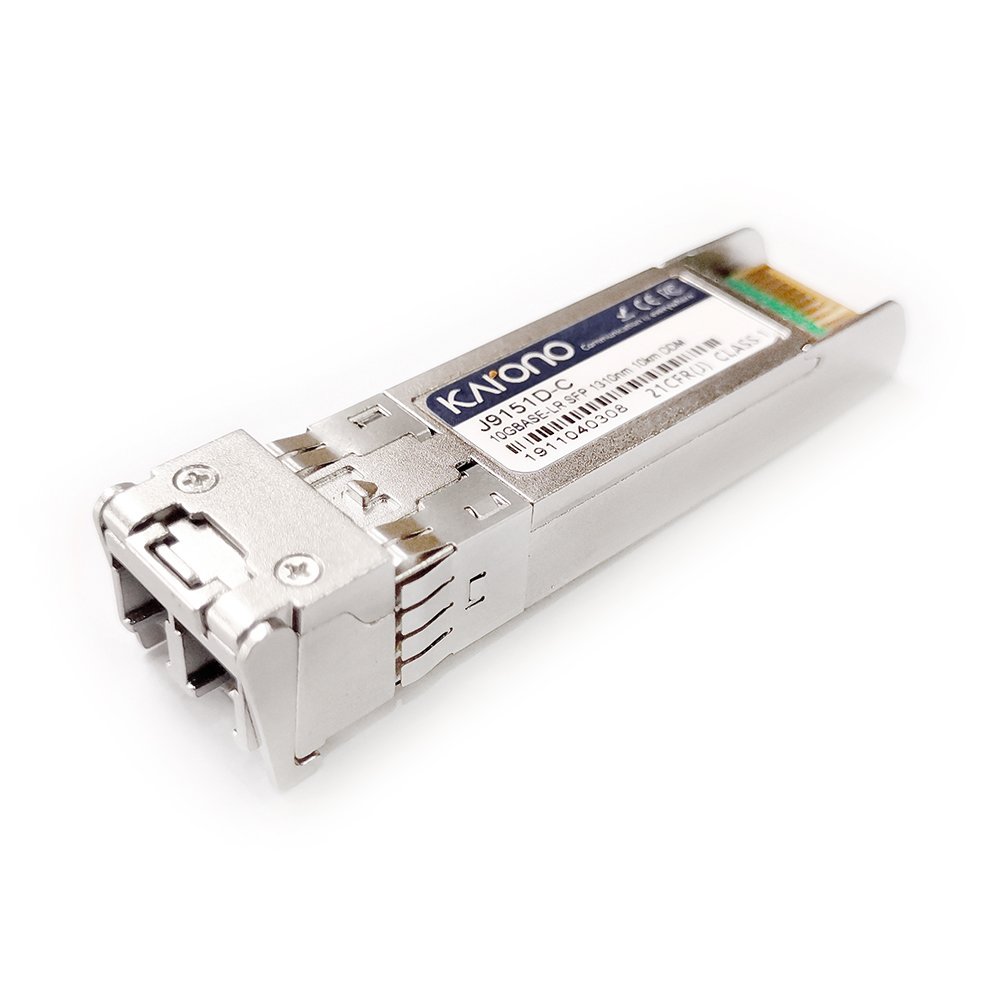 LC Single-Mode Transceiver 10GBASE-LR Module for HP J9151A 10 Gigabit SFP 1310nm, DDM, 10km 